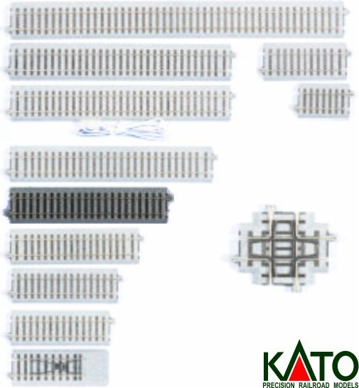 Kato HO - Trilho Reto S174mm: 2-130
