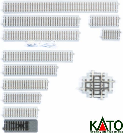 Kato HO - Trilho Reto, Bumper S109: 2-170