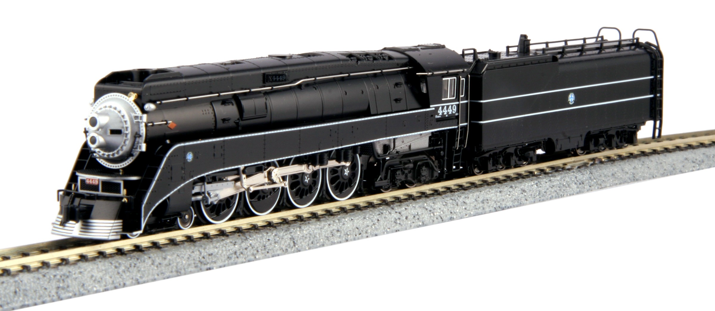 Kato N - GS-4 Locomotiva a Vapor BNSF "Black",  #4449: 126-0312