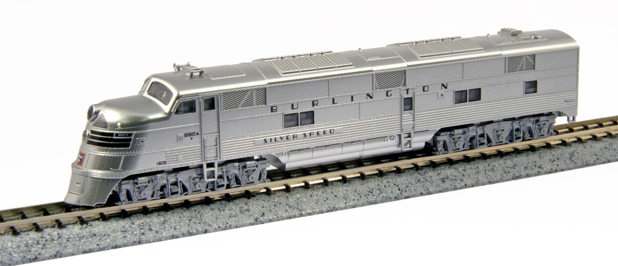 Kato N - Locomotiva E5A CB Q #9910A "Silver Speed": 176-5401