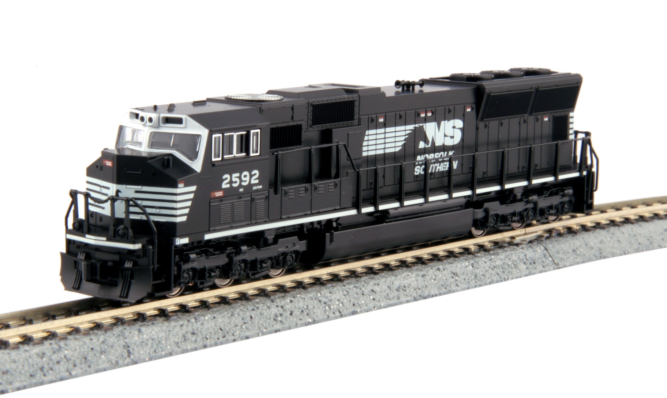 Kato N - Locomotiva EMD SD70M Norfolk Southern #2592: 176-8607