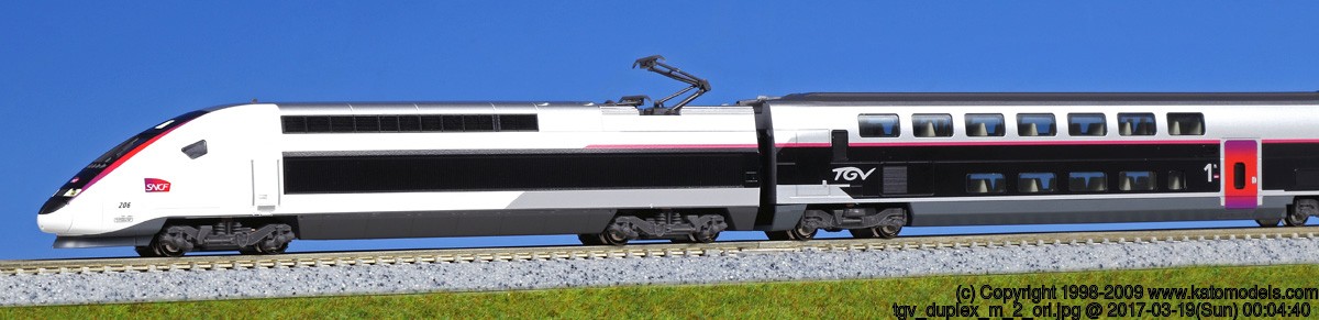 Kato N - TGV Duplex "New Color" - Kato Japão: 10-1324