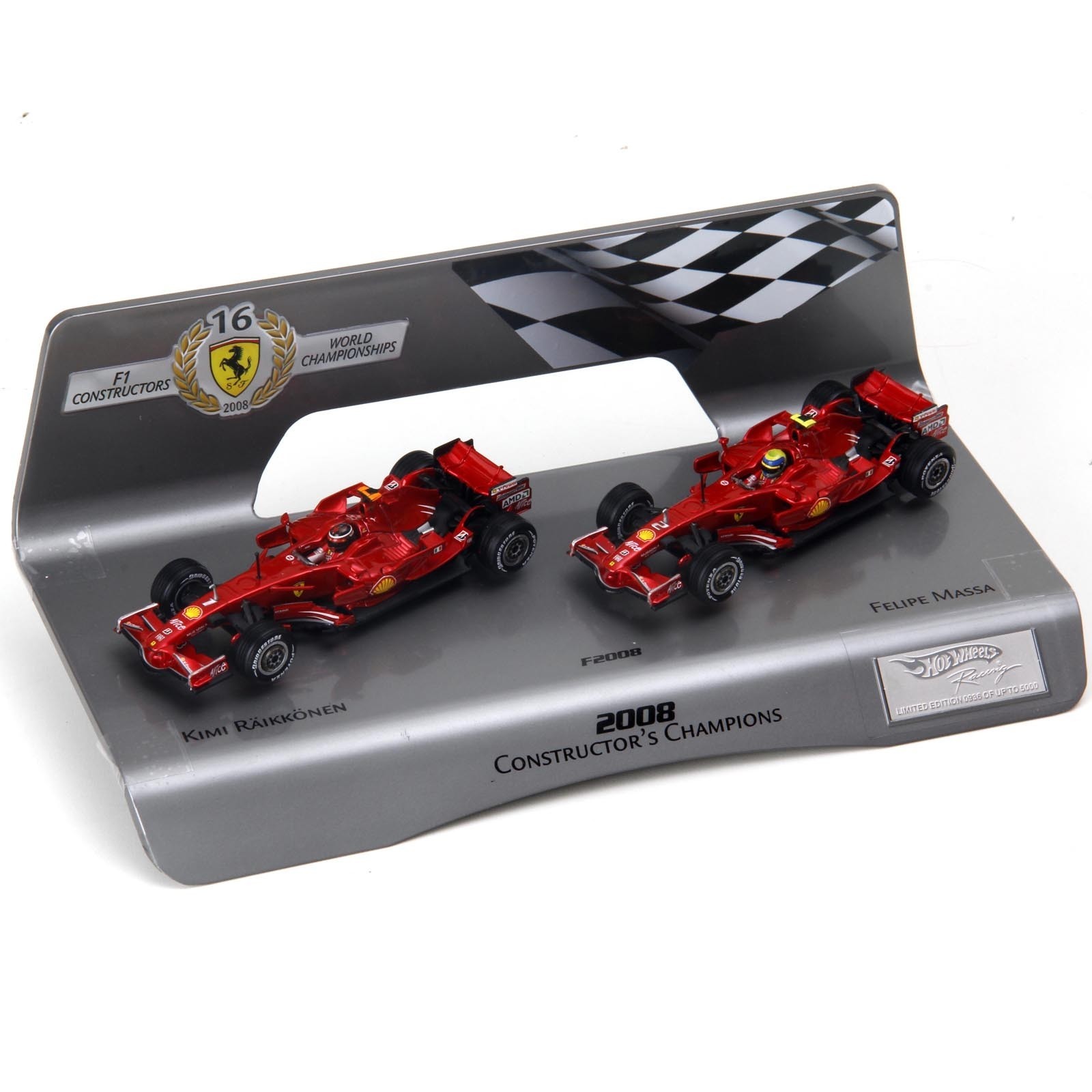 Hot Wheels - Ferrari F2008 Mundial de Construtores - 1/43: L8784