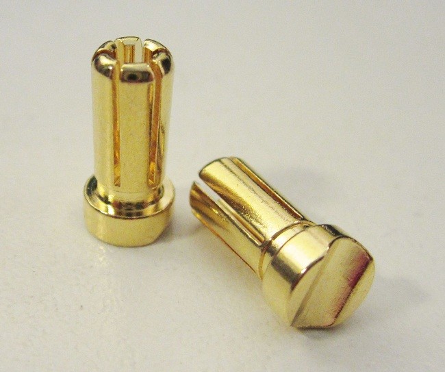 TQ - Plug "Bullet" Gold 5mm (Short) - TQ2509