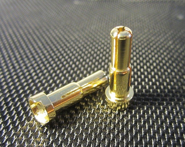 TQ - Plug "Bullet" Gold 4/5mm (Double Barrel) - TQ2511