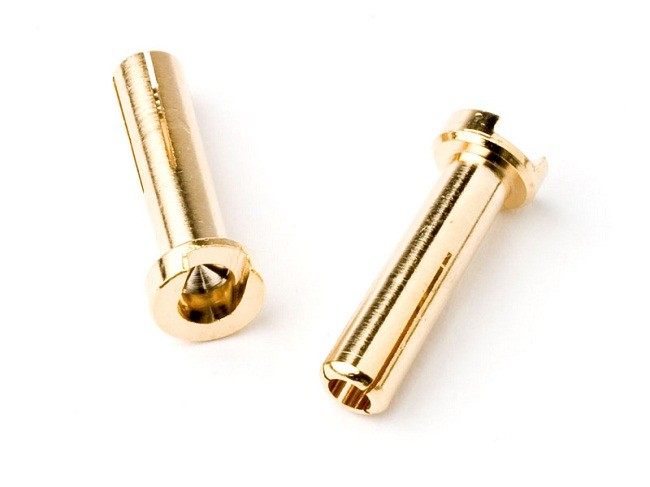 TQ - Plug "Bullet" Gold 4mm (Low Profile) - TQ2501