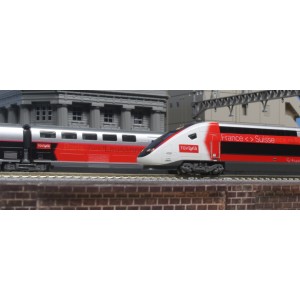 Kato N - TGV "Lyria" Euroduplex SNCF, 10 Car Set: 10-1762