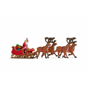 Noch - Papai Noel com Trenó (Santa Claus with Sleigh) - Escala HO: 15924