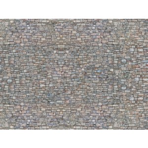 Noch - Folha de Textura 3D, Parede de Pedras - Escala N: 56940