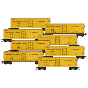 Micro-Trains N - Vagões Frigoríficos FGEX, Set com 8: 993 00 823