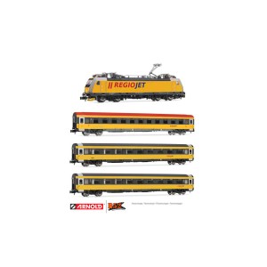 Arnold N - Composição de Locomotiva e 3 Carros, RegioJet: HN2499