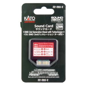 Kato - Cartão para "Sound Box”, 2ª Geração EMD Diesel: 22-203-2