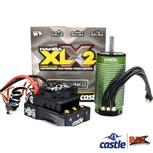 Castle - Mamba XLX2 8S ESC + Motor 2028-1100Kv - 1:5: 010-0167-02