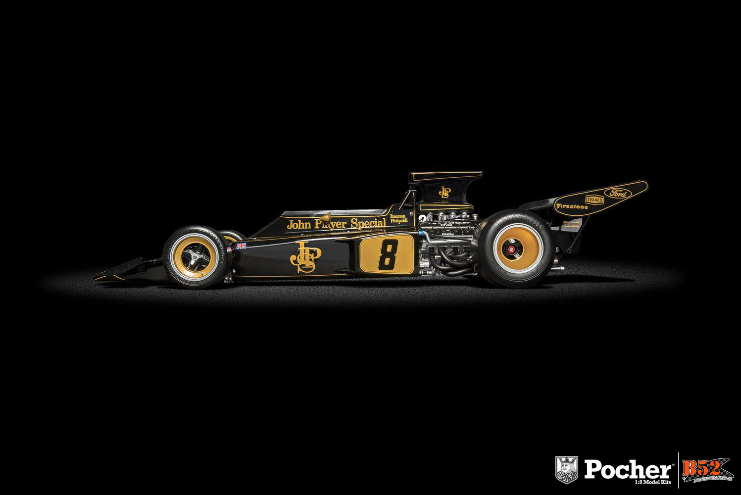 Pocher - Lotus 72D E. Fittipaldi - 1972 British GP - 1:8: HK114