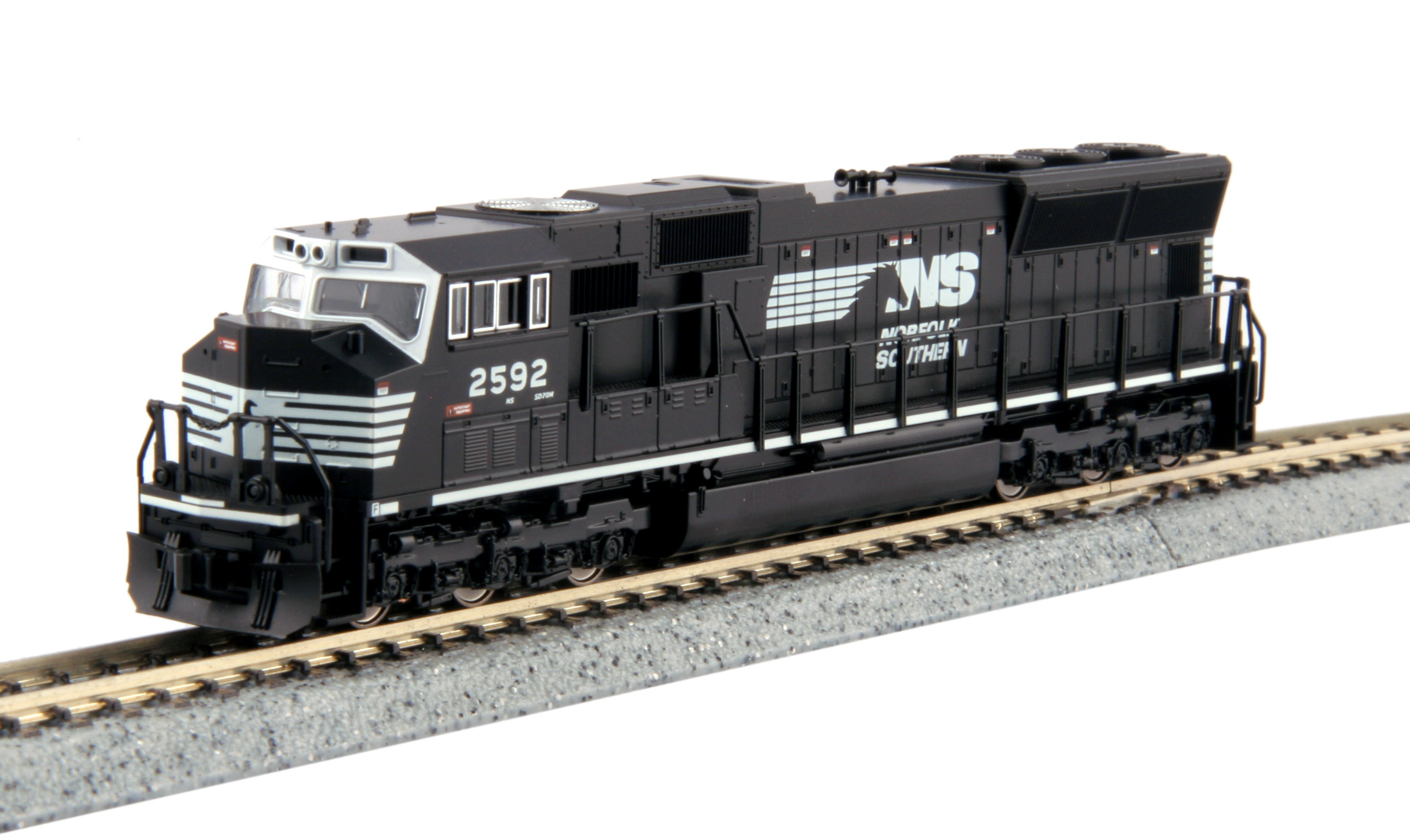 Kato N - Locomotiva EMD SD70M Norfolk Southern #2592: 176-8607