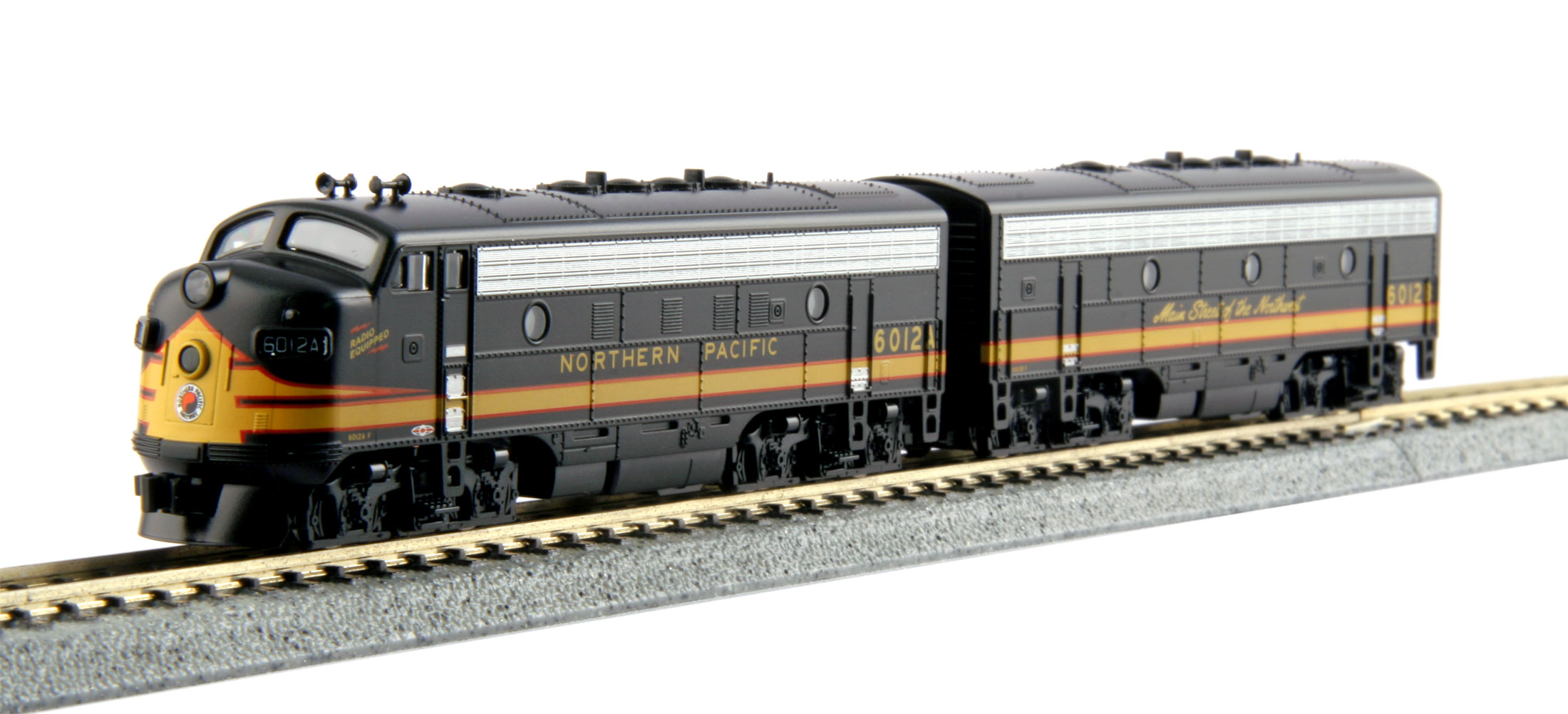 Kato N - Locomotiva F7A+F7B, Northern Pacific #6012A, #6012B: 106