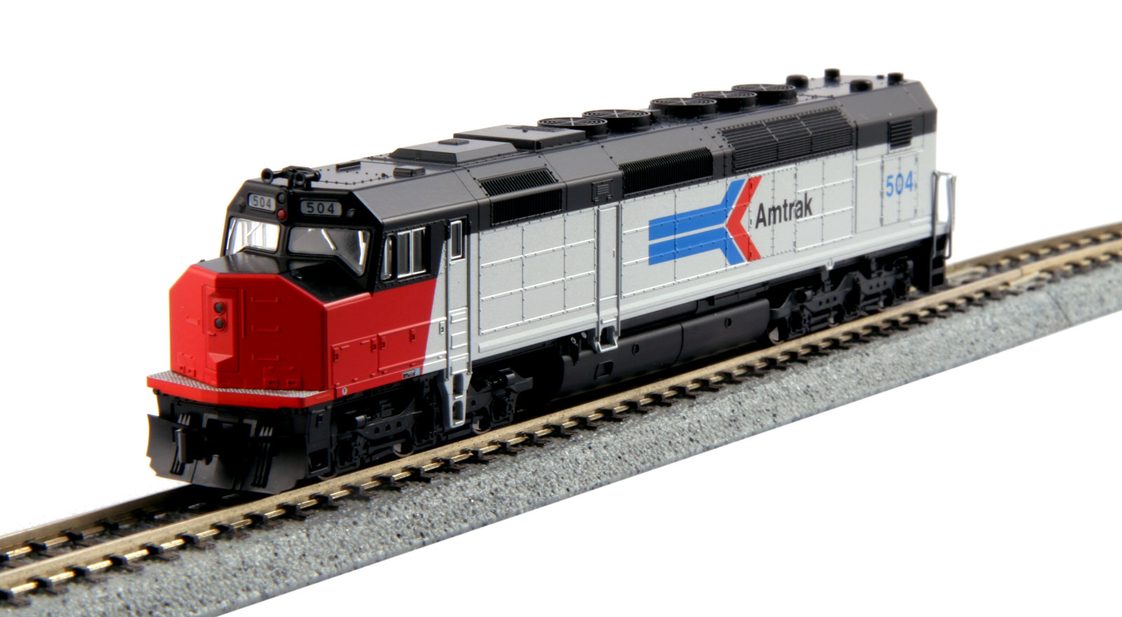 Kato N - Locomotiva SDP40F Type I, Amtrak Phase I #504: 176-9201