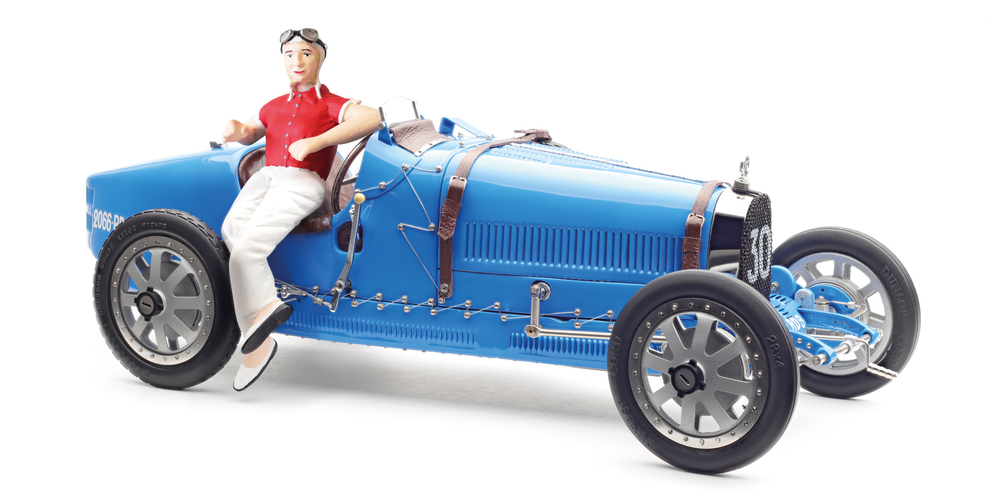 1/18CMC超精密ミニカー /Bugatti Typ35　Grand　Prix CMC - Bugatti Type 35 #30, Grand Prix, com Figura Feminina: M-100