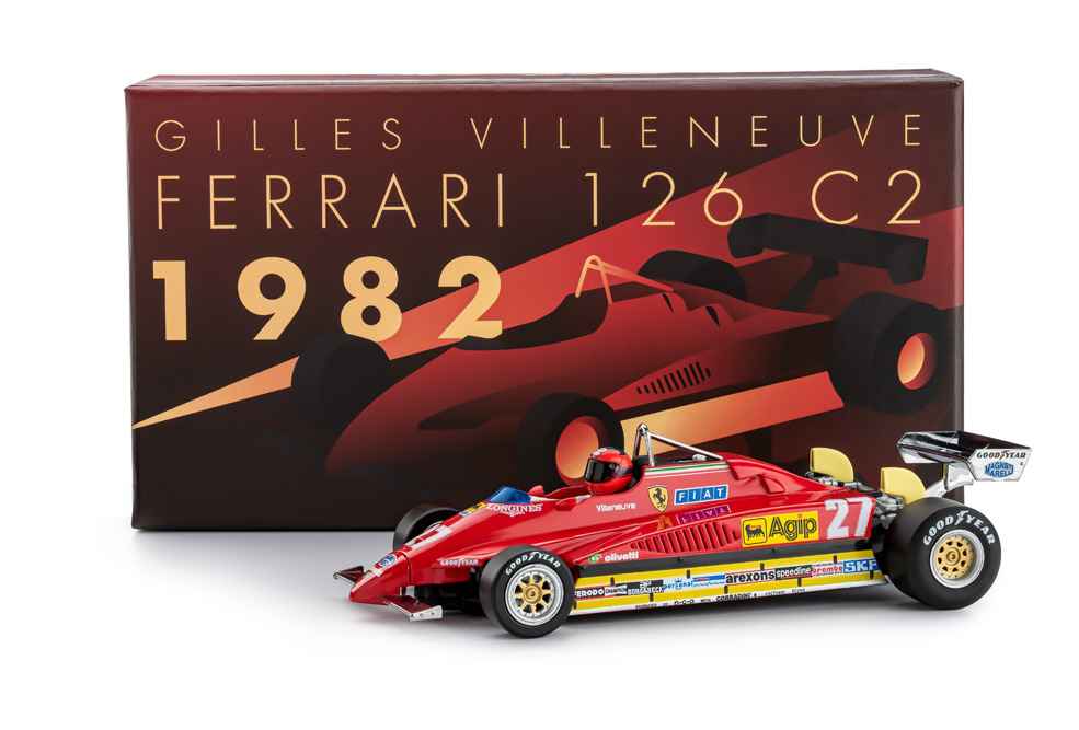 Policar - Ferrari 126 C2 n.27 - Gilles Villeneuve - Zolder 1982